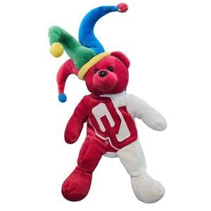 Vintage OU Nokia Sugar Bowl 2004 National Championship Bear Jester 10" Oklahoma